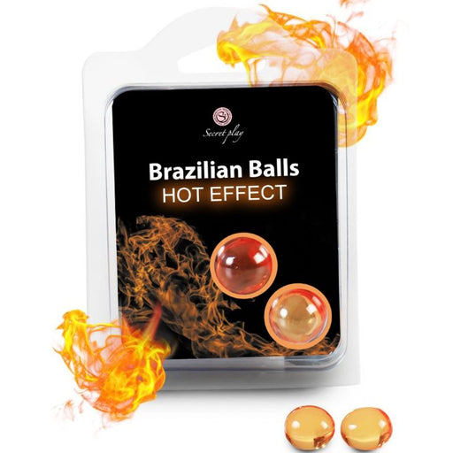 Set 2 Bolas Lubricantes Brazilian Balls Efecto Calor - Secretplay Cosmetic - Secret Play - 1