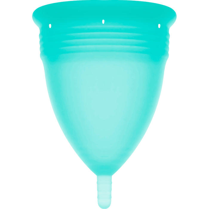 Copa Menstrual Silicona Talla S Aquamarina - Stercup - 3