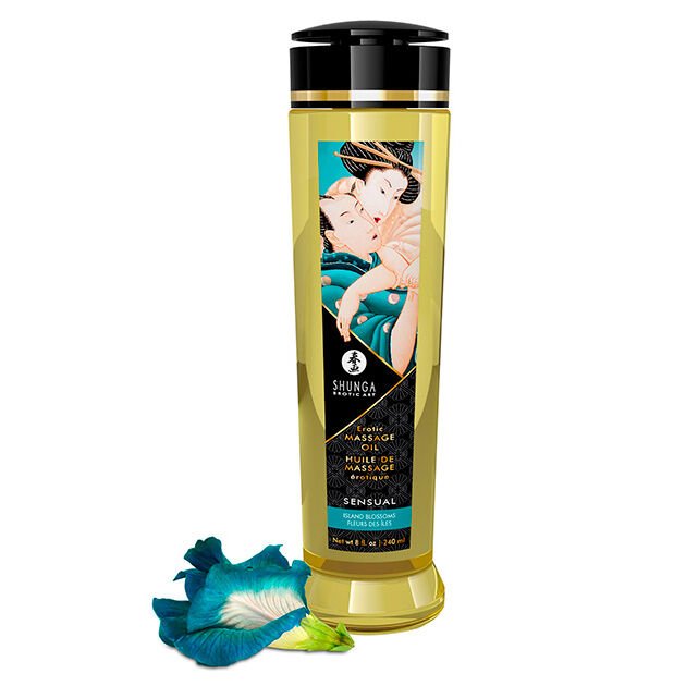 Aceite de Masaje Erótico Sensual Flores de la Isla - Oils - Shunga - 1