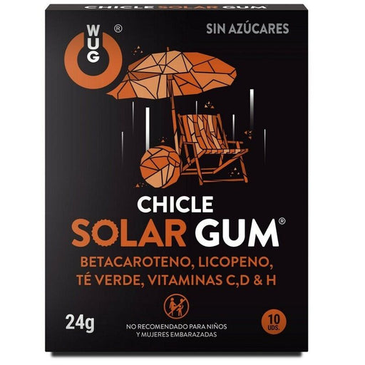 Gum Solar Chicle Bronceado 10 Unidades - Wug - 1