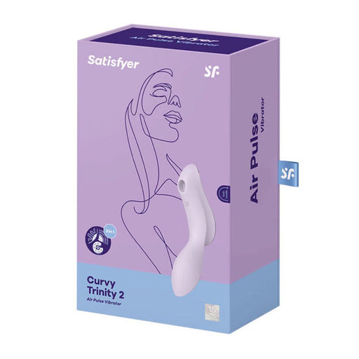 Curvy Trinity 2 Estimulador y Vibrador - Morado - Satisfyer - 1