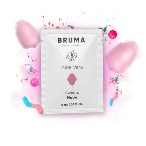 Gel Deslizante con Aloe Vera Sabor a Nube 6 ml - Bruma - 1