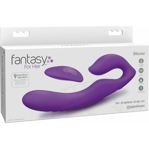 Fantasy for Her - Vibrador Doble Penetracion Control Remoto 9 Niveles Violeta - Fantasy for Her - 2