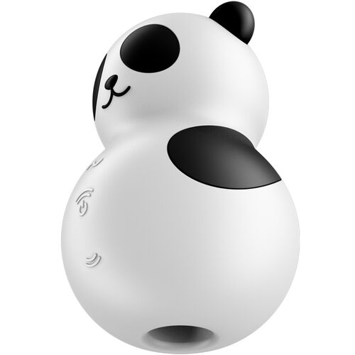 Pocket Panda Estimulador y Vibrador - Blanco y Negro - Satisfyer - 2