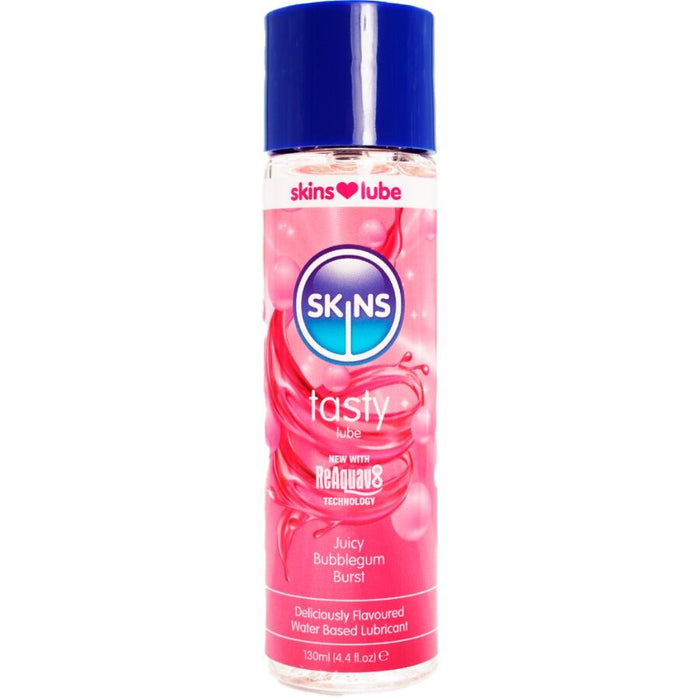 Lubricante Base de Agua Sabor Chicle 130ml - Skins - 1