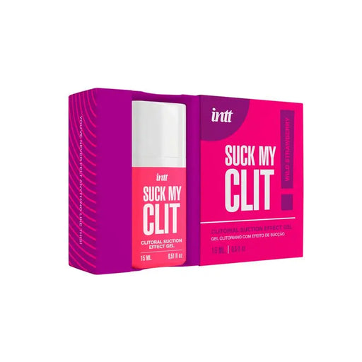 Suck My Clit Gel Efecto Succión Fresas Silvestres 15 ml - Intt - 2