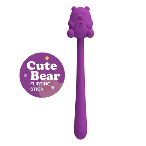 Cute Bear Flirting Stick Vibrador Recargable - Flirtation - 1
