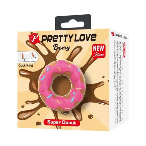 Anillo para Pene Super Donut Rosa  - Flirtation - 1