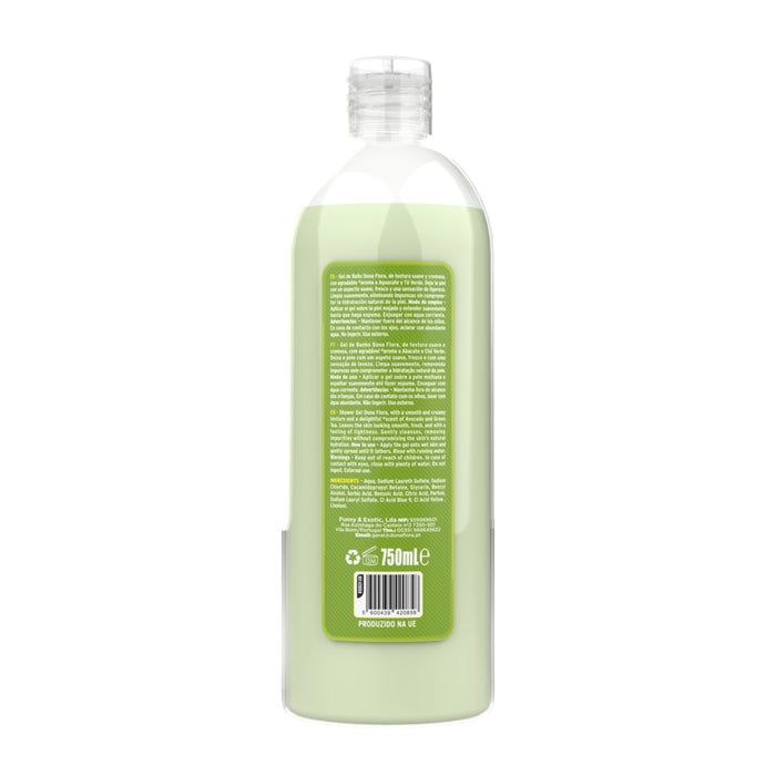 Gel de Baño Dona Flora Aromas 750 ml - Dona Flora : Aguacate y Té Verde - 2