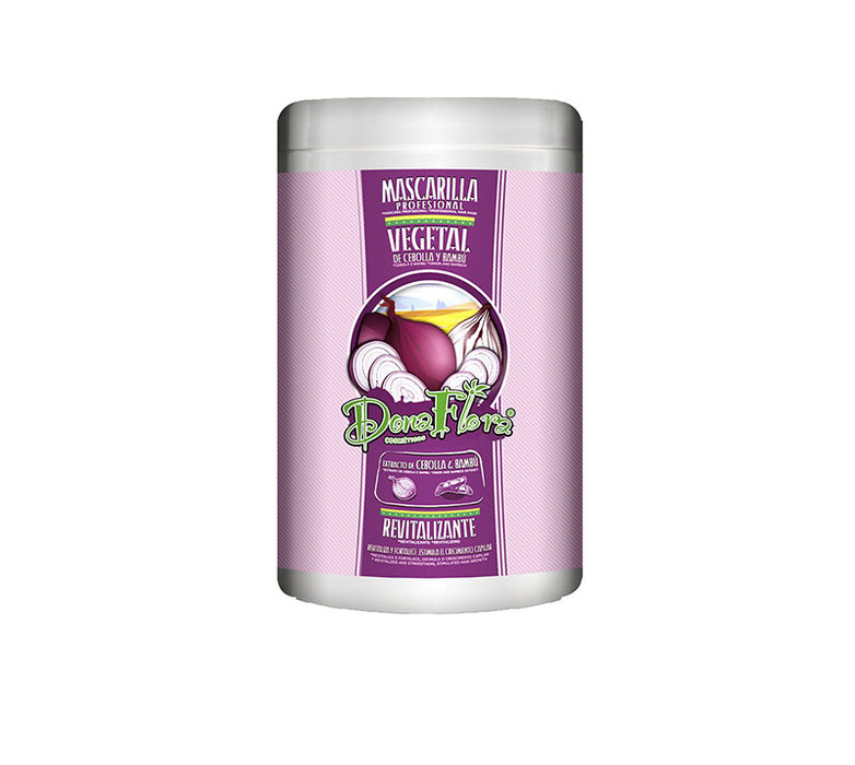 Mascarilla revitalizan de Cebolla y Bambú 1000ml - Dona Flora - 1