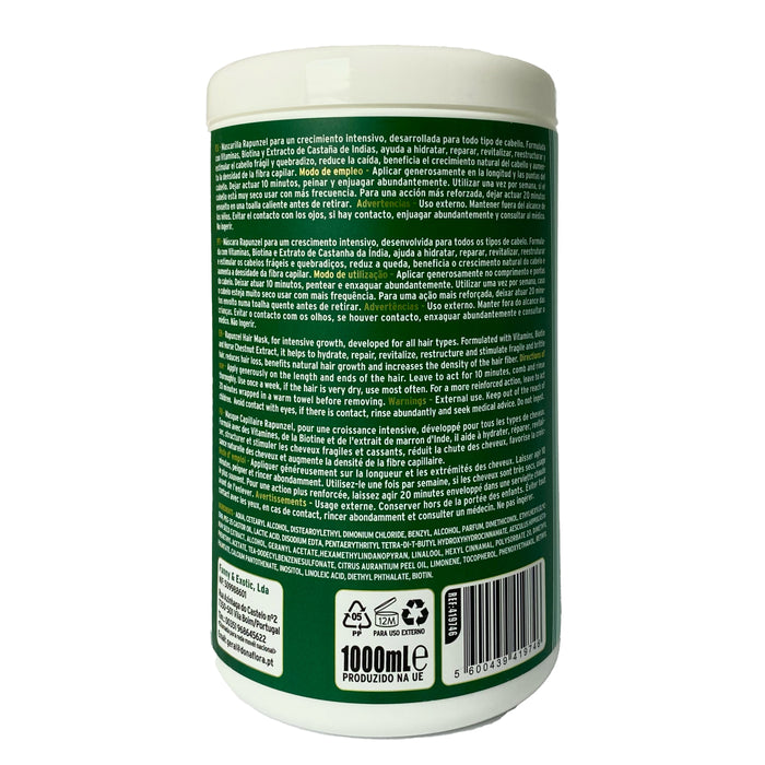Mascarilla de Crecimiento Rapunzel 1000ml - Dona Flora - 2
