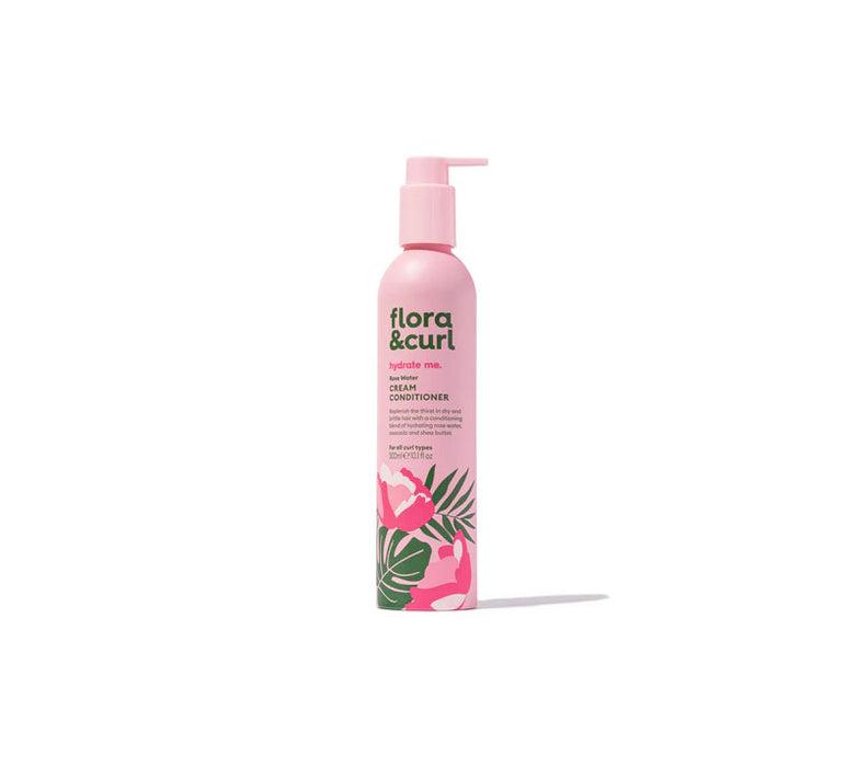 Rose Water Cream Conditioner  300ml - Flora Curl - 1