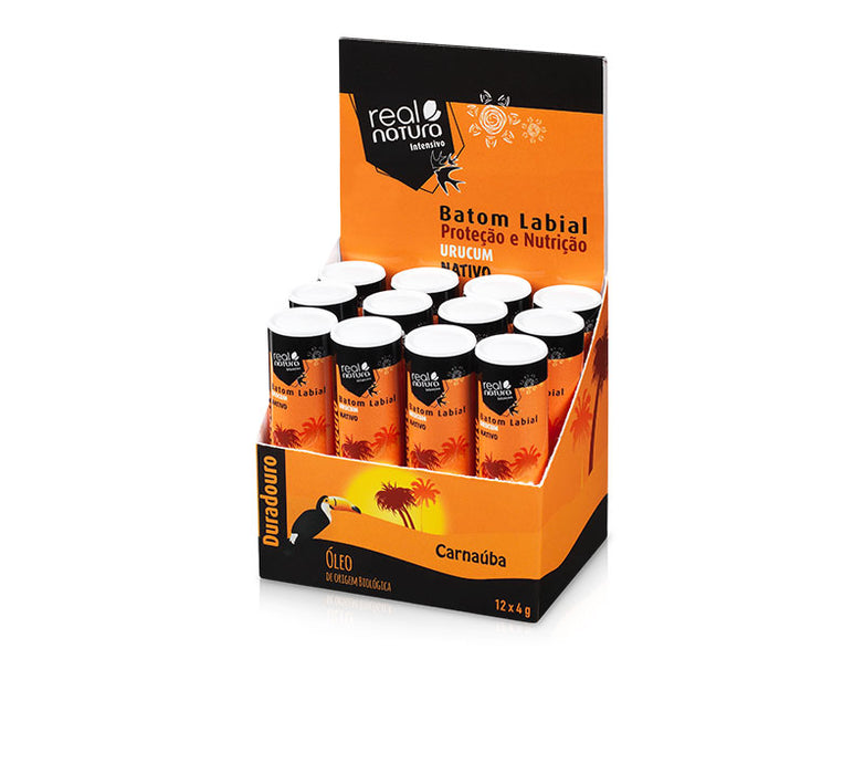 Batom Urucum Vegetal Cx12 - Real Natura - 1