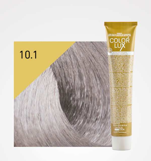 Tinte en Crema Color Lux 100ml - Design Look: Color - 10,1 - Rubio Platino Ceniza