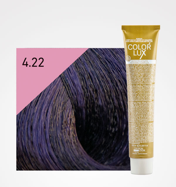 Tinte en Crema Color Lux 100ml - Design Look : 4.22 Castaño Violeta Intenso - 1