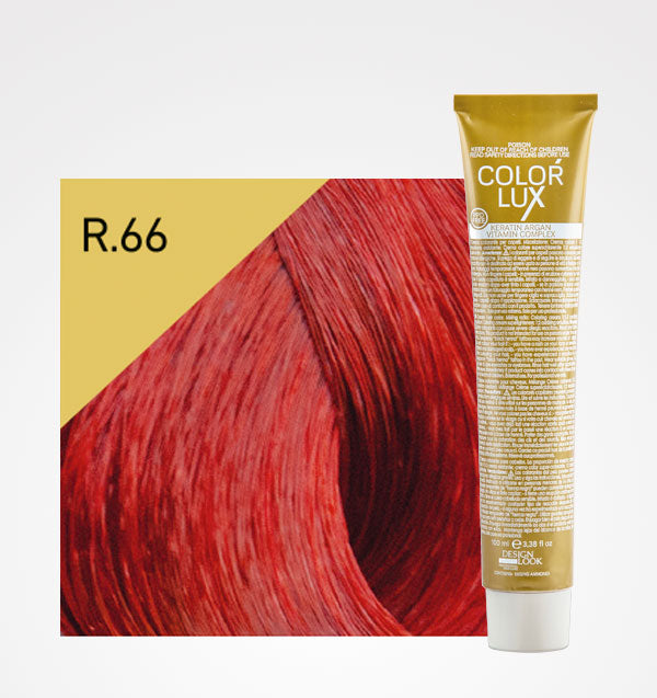 Tinte en Crema Color Lux 100ml - Design Look: Color - R.66 Rojo Intenso