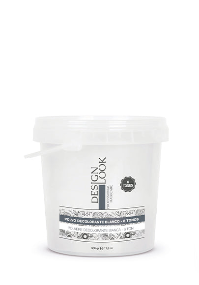 Polvo Decolorante Blanco - 8 Tonos - Design Look - 1