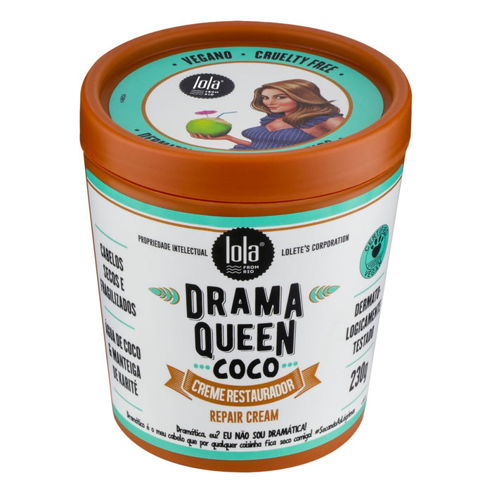 Crema Restauradora de Coco - Drama Queen 230 G - Lola Cosmetics - 1
