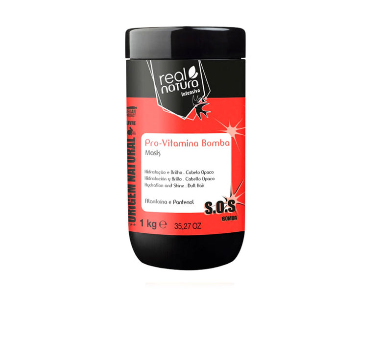 Mascarilla sin Sal con Vitaminas - Máscara Sem Sal Pro-vitamina Bomba 1 kg - Real Natura - 1