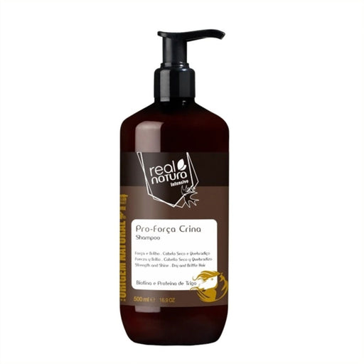 Champú sin Sal para Melena Fuerte - Pro-força Crina 500ml - Real Natura - 1