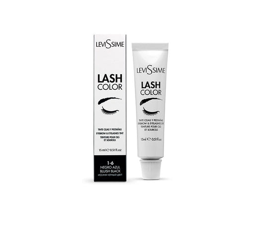Lash Color Tinte Cejas y Pestañas 1-6 Negro Azul 15ml - Levissime - 1