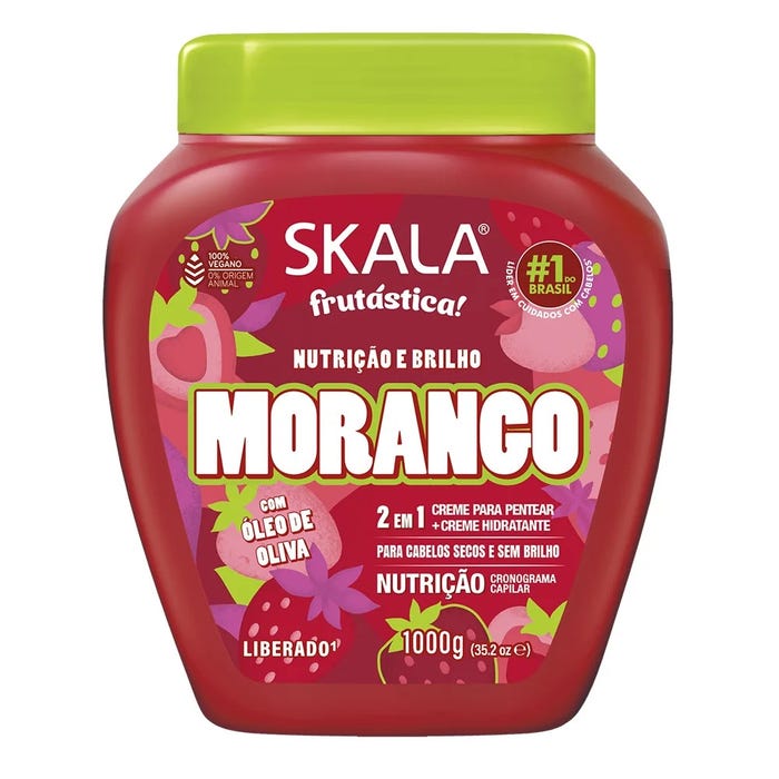 Crema Acondicionadora Morango 1000ml - Skala - 1