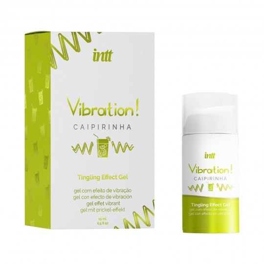 Potente Estimulante íntimo Gel Vibrador Liquido Caipirinha 15ml - Intt - 1