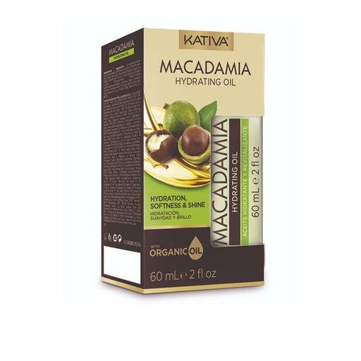 Aceites Esenciales - Aceite Hidratante Macadamia 60 ml - Kativa - 1