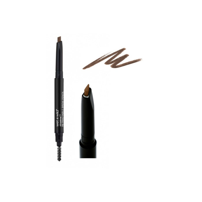 Lápiz de Cejas Ultimate Brow Retractable - Wet N Wild : Medium Brown - 1