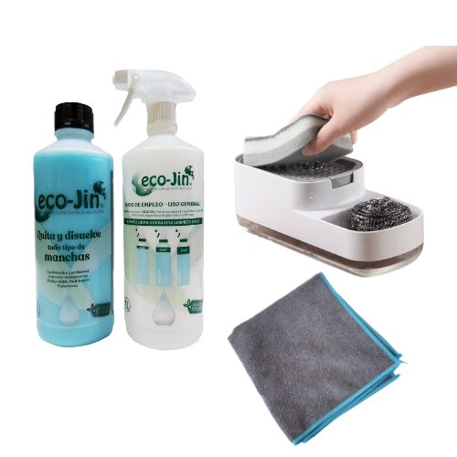 Limpiador multiusos concentrado Quitamanchas con Difusor - Spa 1000ml - Eco-jin - 2