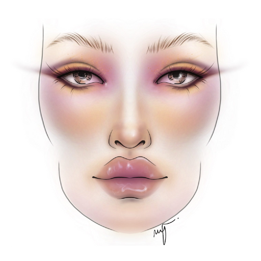 Face Chart Pro - Plantilla de Rostro para Maquillaje - Facechart - 2
