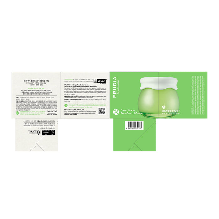 Crema Control Poros de Uva - Frudia : 55 gramos - 1