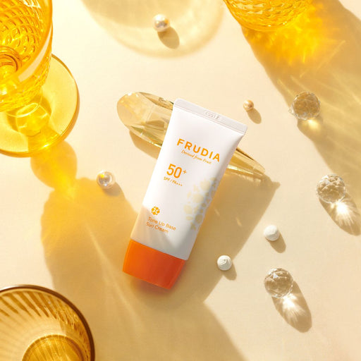 Crema Facial Protección Solar y Base Tone-up Spf50 - Frudia - 2