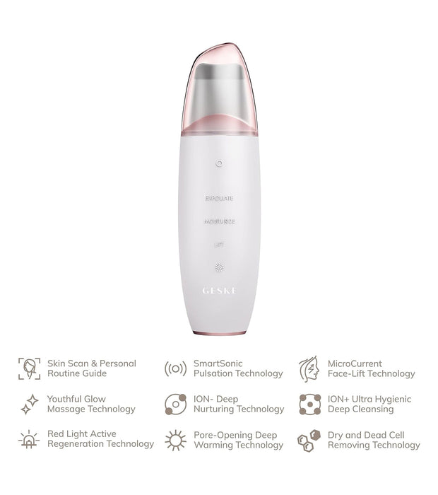 Microcurrent Skin Scrubber - Blackhead - Geske : White Rose Gold - 4