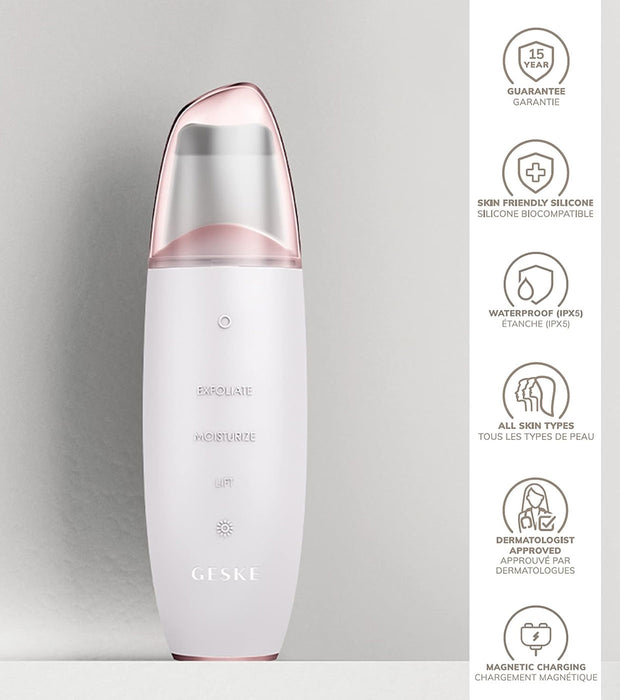 Microcurrent Skin Scrubber - Blackhead - Geske : White Rose Gold - 5