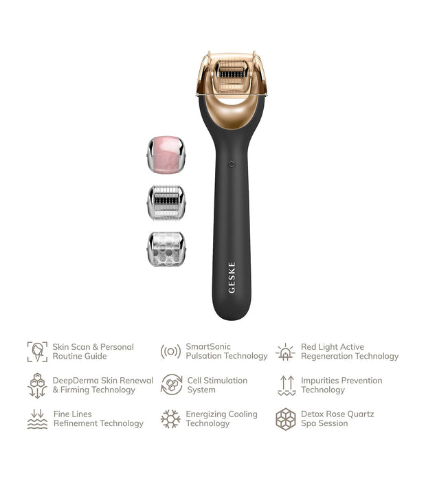 Microneedle Rodillo Facial - Geske : Black Gold - 4