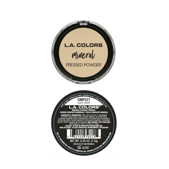 Polvos Compactos Mineral - L.A. Colors : Light Ivory - 2