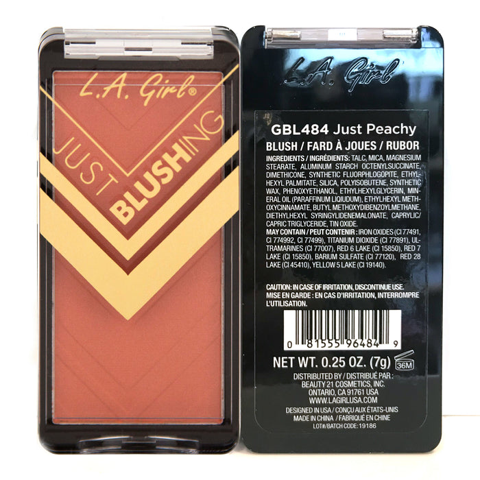 Colorete - Just Blushing - L.A. Girl : Just Peachy - 2