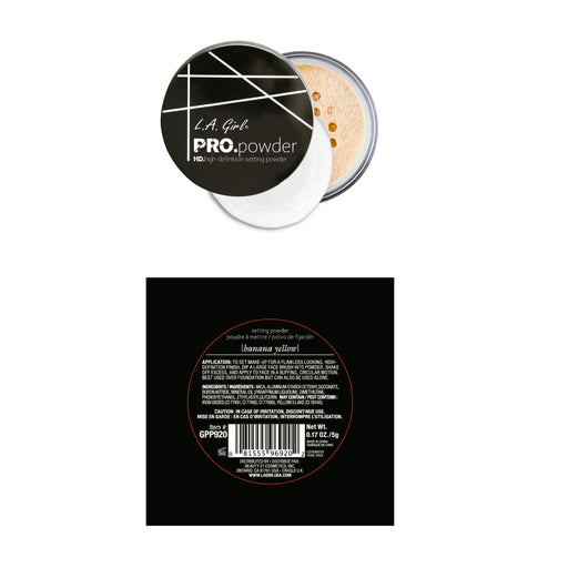 Polvos Sueltos - Hd Setting Powder - Banana Yellow - L.A. Girl - 2