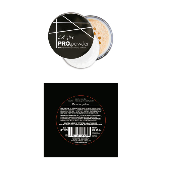 Polvos Sueltos - Hd Setting Powder - Banana Yellow - L.A. Girl - 2