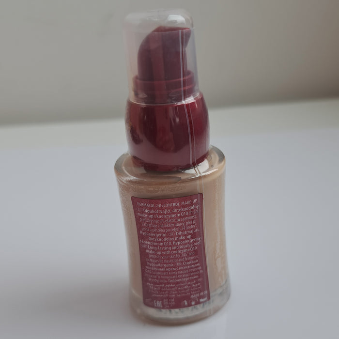 Maquillaje Larga Duración con Q10 - 24 H Control Long Lasting - Dermacol : Base de maquillaje 24h control long lasting - 2k - 3
