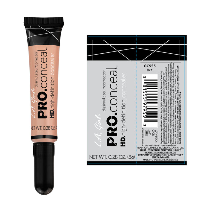 Corrector Líquido - Pro Conceal Hd Concealer - L.A. Girl : Buff - 2