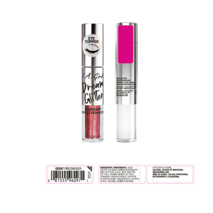 Sombra de Ojos Líquida Dreamy Glitter - L.A. Girl : Firecracker - 2