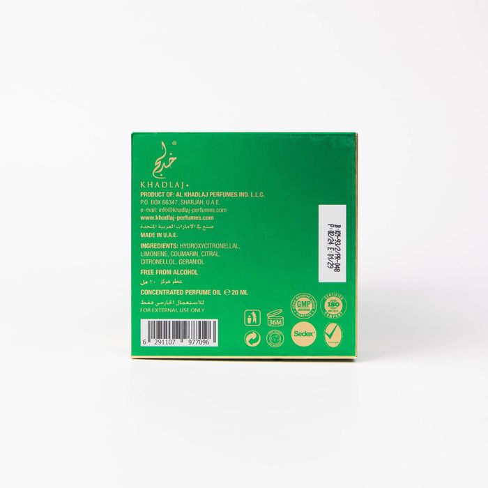 Aceite Perfumado para Mujer Malika Green 15ml - Khadlaj - 2