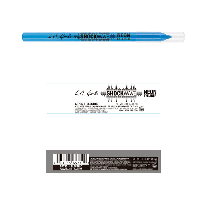 Lápiz Delineador - Shockwave Neon - la Girl - L.A. Girl : Electric Blue - 2