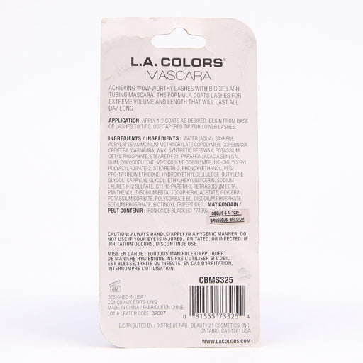 La Colors Biggie Lash Tubing Mascara - L.A. Colors - 1