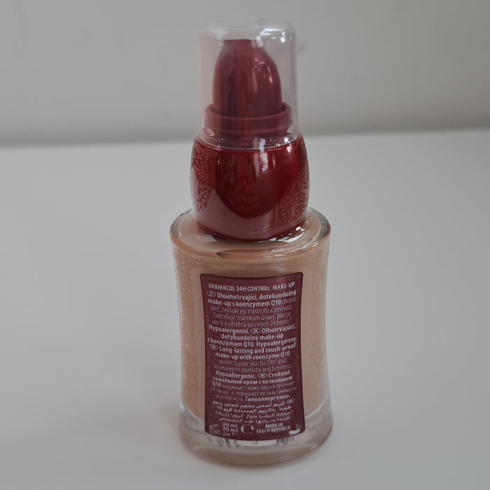 Maquillaje Larga Duración con Q10 - 24 H Control Long Lasting - Dermacol : Base de maquillaje 24h control long lasting - 02 - 2