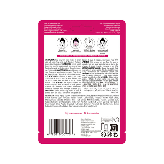 Mascarilla Facial Tiburón Hidratante - Animalz - 2