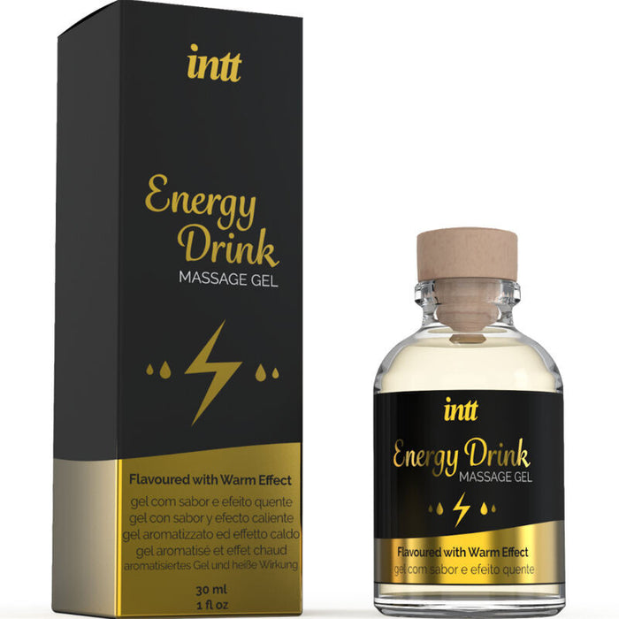 Gel de Masaje Besable Aroma Bebida Energética - 30ml - Intt - 1