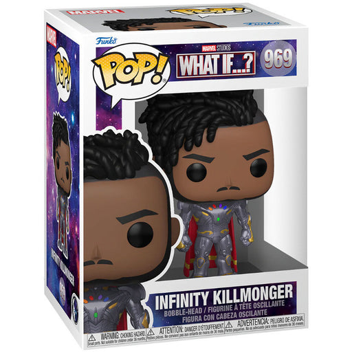 Figura Pop Marvel What if Infinity Killmonger - Funko - 1